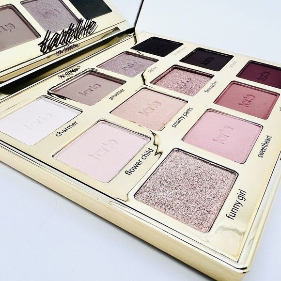 Tarte Tartelette IN BLOOM Eyeshadow Palette 12 Neutral Colors Shimmer-Matte-NEW - Picture 4 of 11